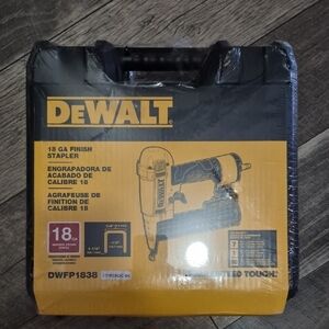 DEWALT 18 GA Finish Narrow Crown Stapler DWFP1838